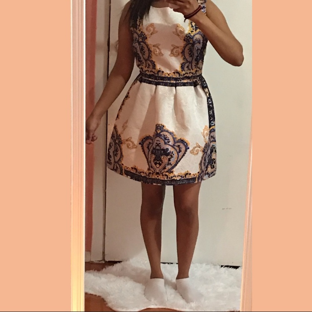 Fit and Flare Jacquard Dress NWOT - Picture 9 of 11